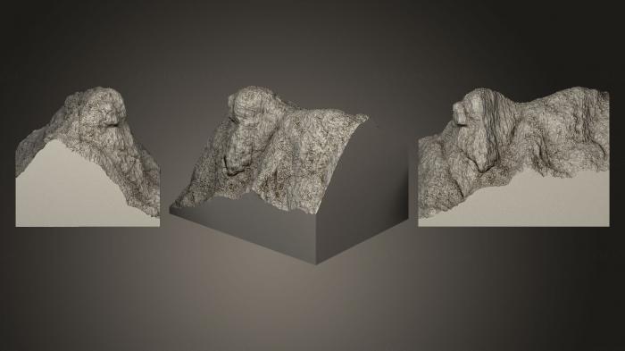 نموذج ثلاثي الأبعاد لآلة CNC الحجارة والقذائف صخرة الأسد
